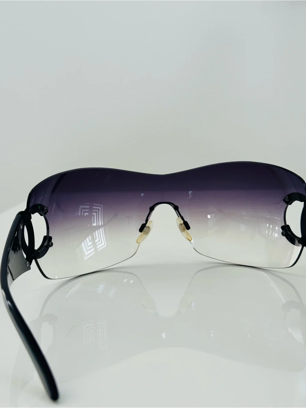 Rare 🖤 Vintage Authentic Chanel CC rimless sunglasses
